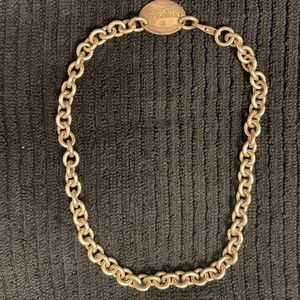 Tiffany & Co Return to Tiffany oval tag necklace